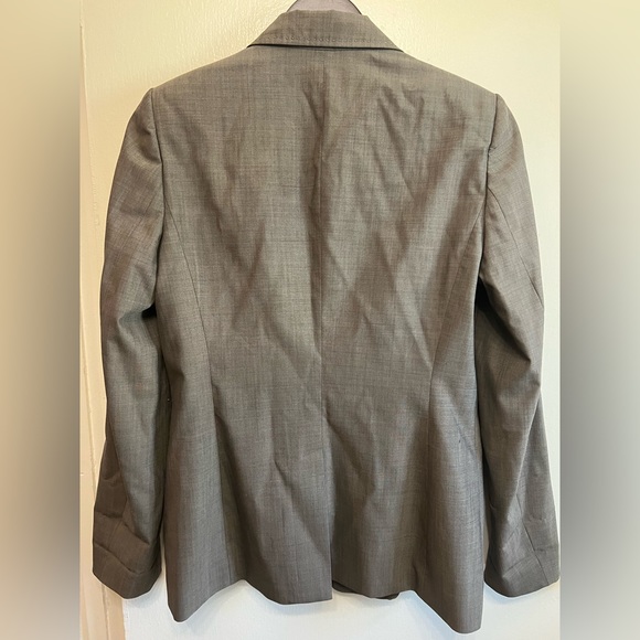 Ellie Tahari Tan Blazer MSRP ~350 Size US 10 / IT 46 - Picture 2 of 4